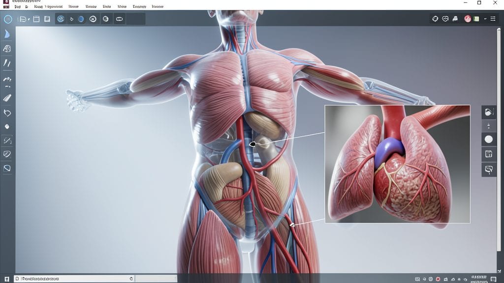 Educational 3D Anatomy Lesson Template