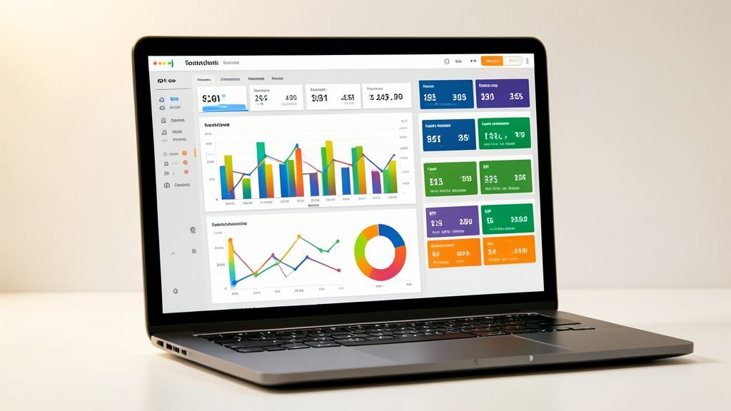 Financial Report Dashboard Template